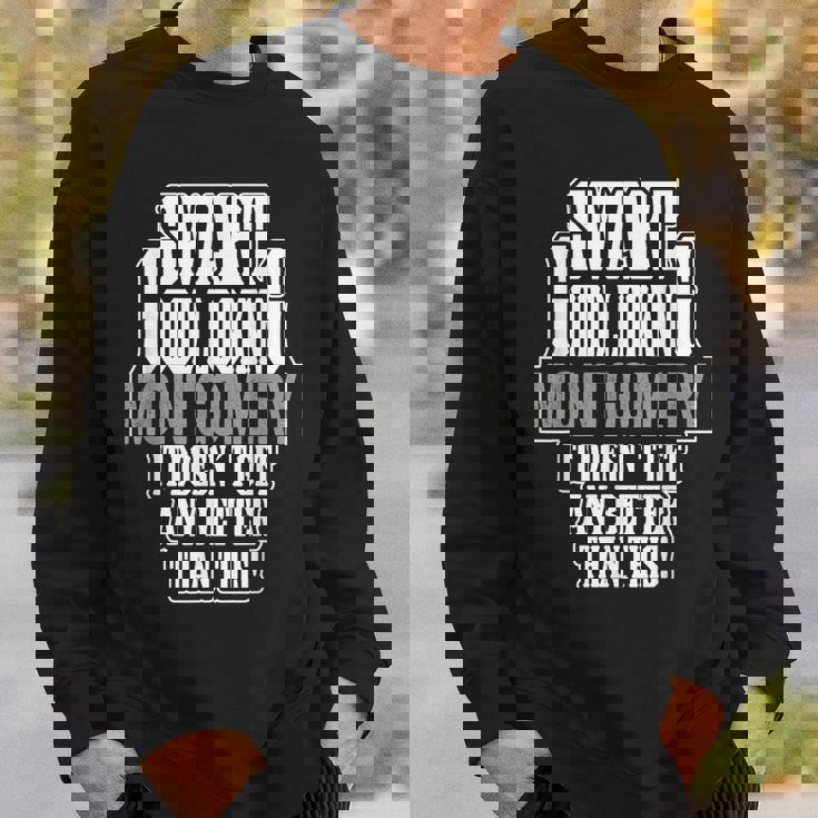 Montgomery Surname Last Name Family Reunion Matching Sweatshirt Gifts for Him