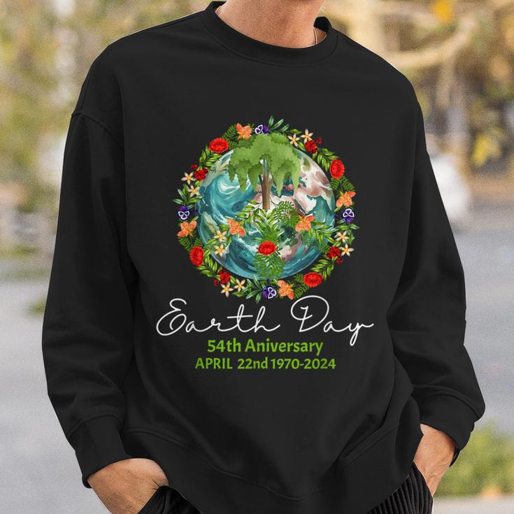 Mother Earth Day 54Th Anniversary 1970 2024 Save Planet Sweatshirt Gifts for Him