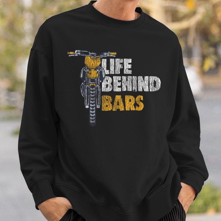 Motocross Life Behind Dirt Bike Bars Dirt Bike Sweatshirt Gifts for Him