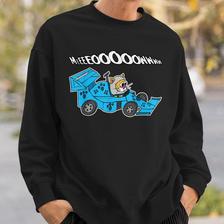 Motor Racing Cat Sports Car For Race Fans And Cat Lovers Sweatshirt Gifts for Him