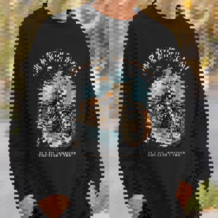 Motorcycle Motorbike Bike Adventure Touring And Exploration Sweatshirt Gifts for Him