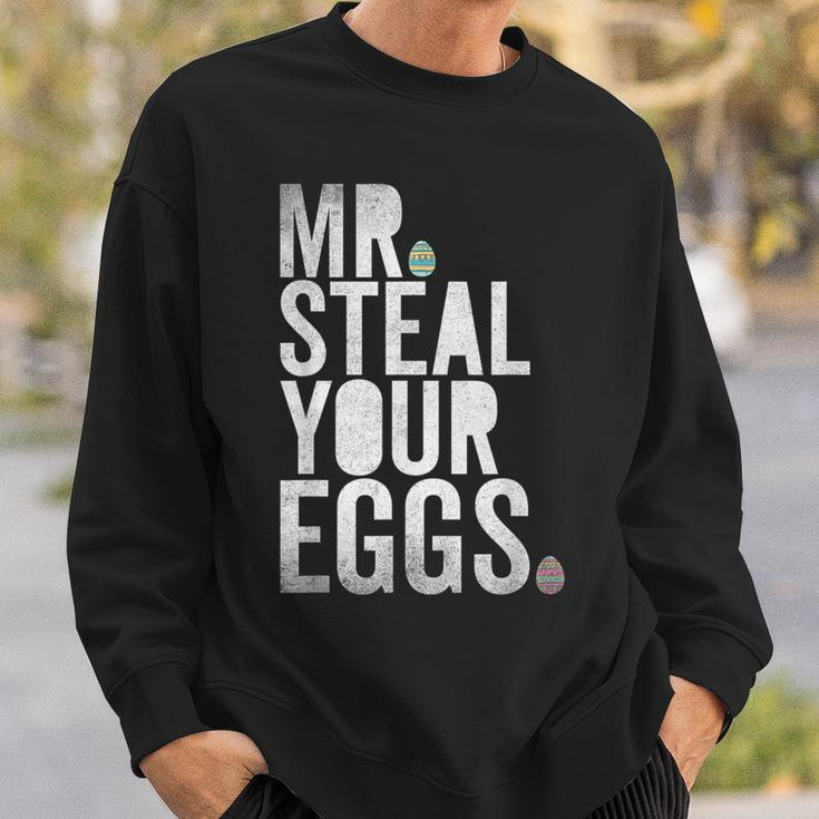 Mr Steal Your Eggs Easter Matching Family For Boys Sweatshirt Gifts for Him