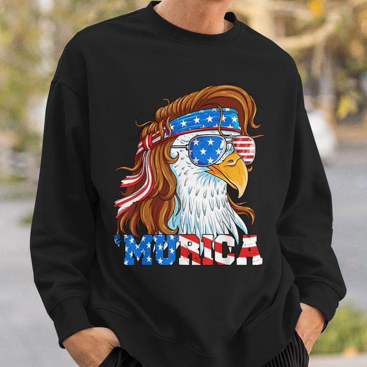 Murica Eagle 4Th Of July Mullet American Flag Usa Patriotic Sweatshirt Gifts for Him