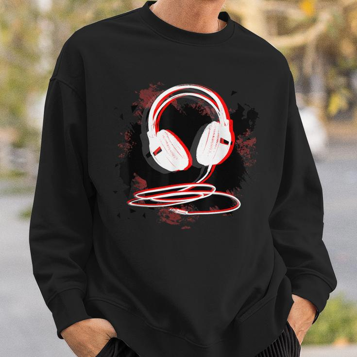 Music Sound Headphones For Dj Musician Sweatshirt Gifts for Him