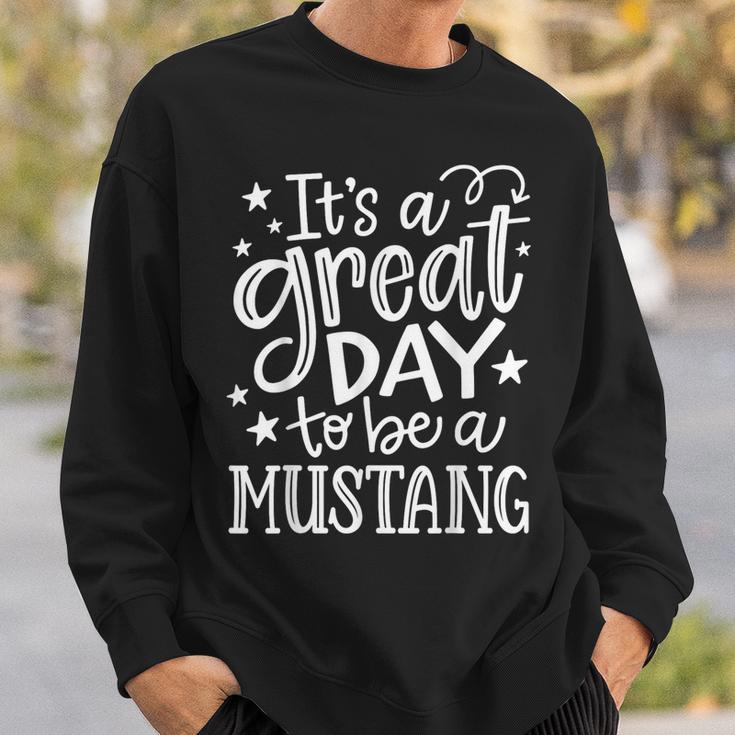 Mustangs School Sports Fan Team Spirit Great Day Sweatshirt Gifts for Him