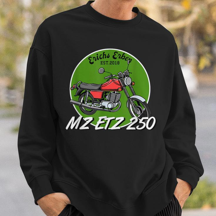 MZ ETZ 250 Vintage Motorrad Fan Sweatshirt, Erich Ebner Edition Geschenke für Ihn