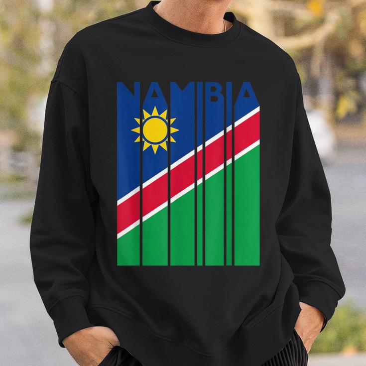 Namibian Flag Namibia Vintage Namibia Sweatshirt Geschenke für Ihn