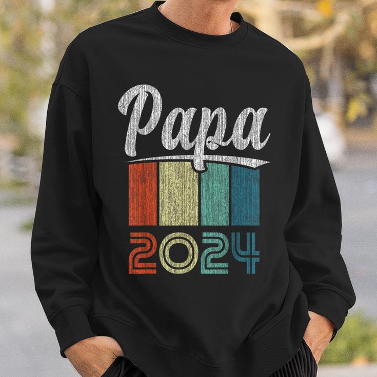 Neuer Papa Frischgebackener Papa Papa 2024 Sweatshirt Geschenke für Ihn