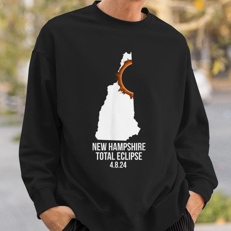 New Hampshire Eclipse Idea Men's New Hampshire Total Eclipse Sweatshirt Gifts for Him