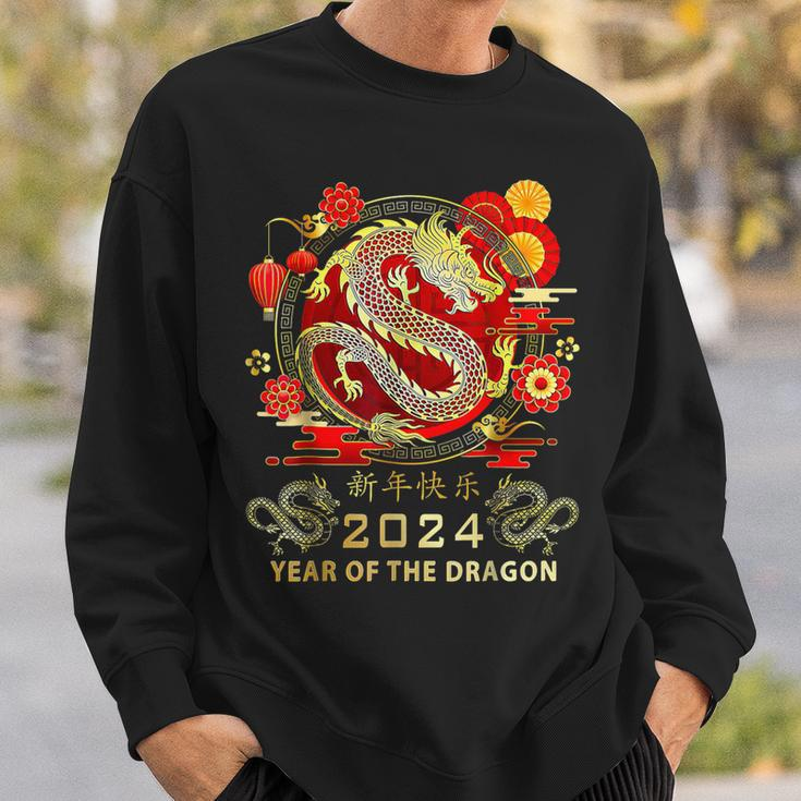 New Year 2024 Dragon Lunar New Year Year Of The Dragon Sweatshirt Gifts for Him