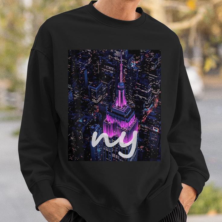 New York Fashion New York City Skyline Sweatshirt Gifts for Him