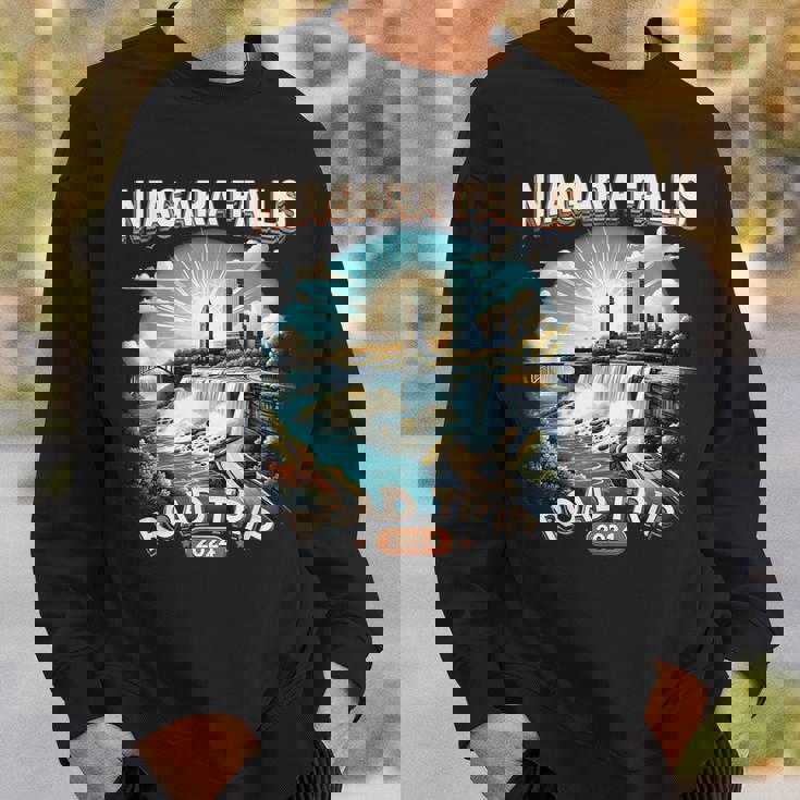 Niagara Falls Road Trip 2024 Family Trip Summer Vacation Sweatshirt Gifts for Him