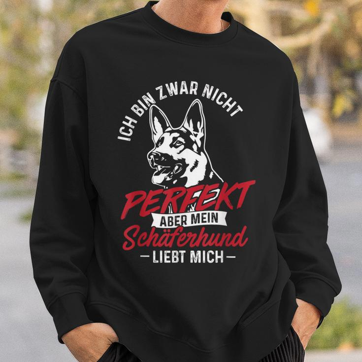 Nicht Perfekt Aber Mein Schäferhund Liebt Mich Sweatshirt Geschenke für Ihn