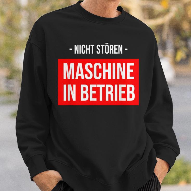 Nicht Stören Maschinen German Text Sweatshirt Geschenke für Ihn