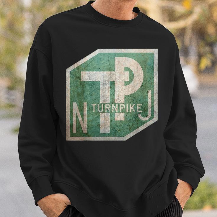 Nj Turnpike Nj Locals Visitors New Jersey Garden State Sweatshirt Gifts for Him