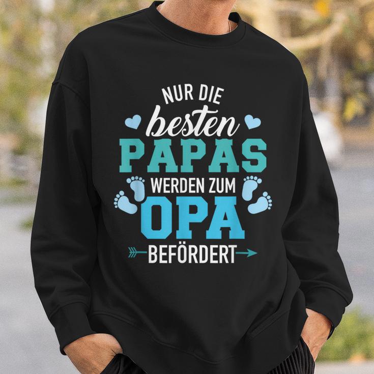 Nur Die Besten Papas Werden Zum Opa Befördert Sweatshirt Geschenke für Ihn