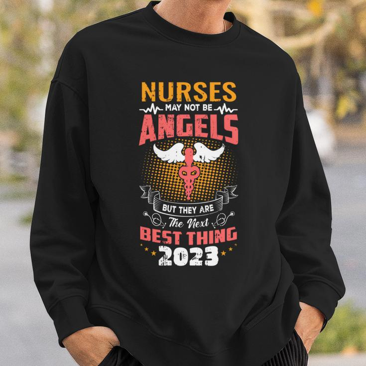 Nurses May Not Be Angels Graduation 2023 Nursing Graduate Sweatshirt Gifts for Him