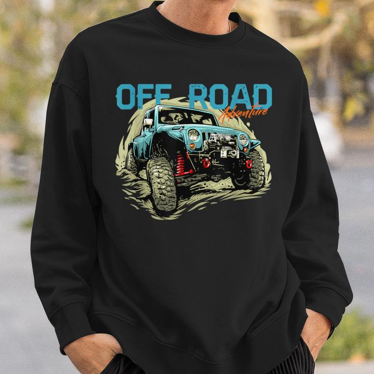 Off Road 4X4 Car Dirt Mud Adventure Nature Outdoors 4-Runner Sweatshirt Gifts for Him
