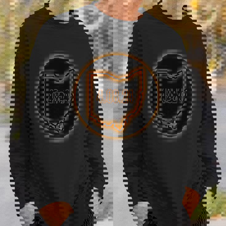 Ohio April 8 2024 Totality Spring Total Solar Eclipse Sweatshirt Gifts for Him