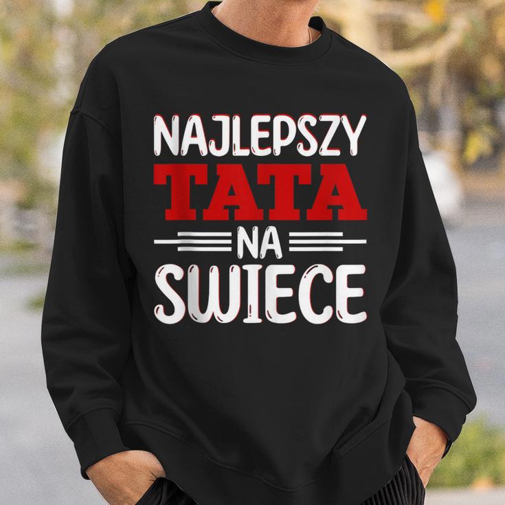 Ojciec Tataater Polska Polnischer Papa Spruch Geschenk Sweatshirt Geschenke für Ihn