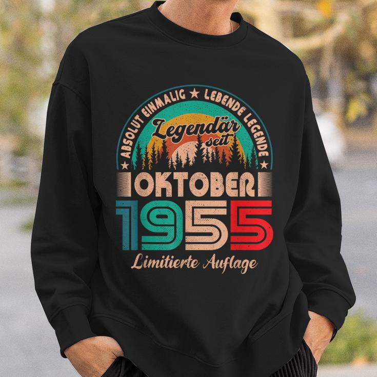 Oktober 1955 Geburtstag Legendär Seit Oktober 1955 Sweatshirt Geschenke für Ihn