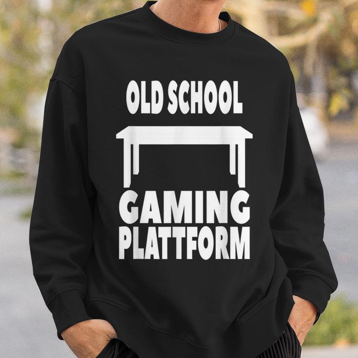 Old School Gaming Platform For Board Players Sweatshirt Gifts for Him