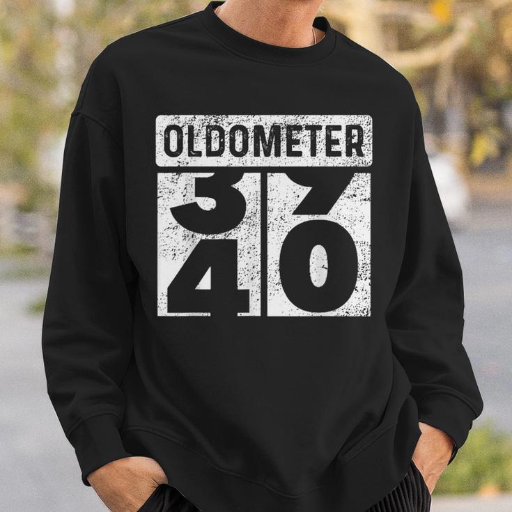 Oldometer Odometer 40Th Birthday 40 Yrs Old Joke Sweatshirt Gifts for Him