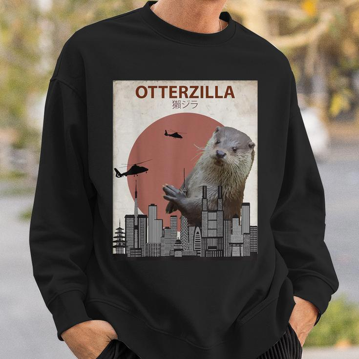 Otterzilla Otter Sweet For Otter Lovers Sweatshirt Geschenke für Ihn