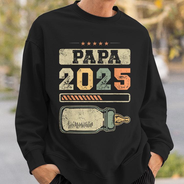 Papa 2025 Schwangerschafterkünden Werdenderater Sweatshirt Geschenke für Ihn