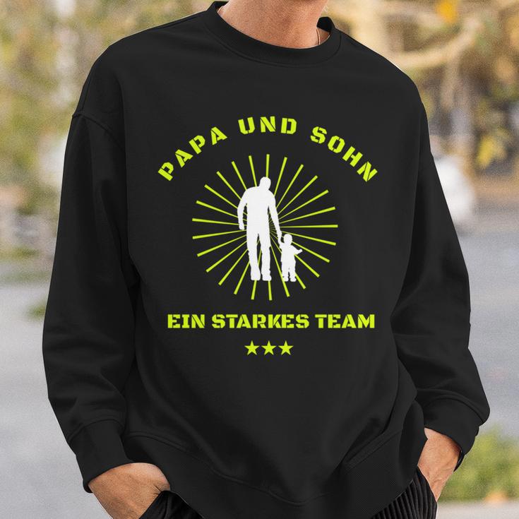 Papa & Sohn Ein Starkes Team Partnerlook Für Beide Sweatshirt Geschenke für Ihn