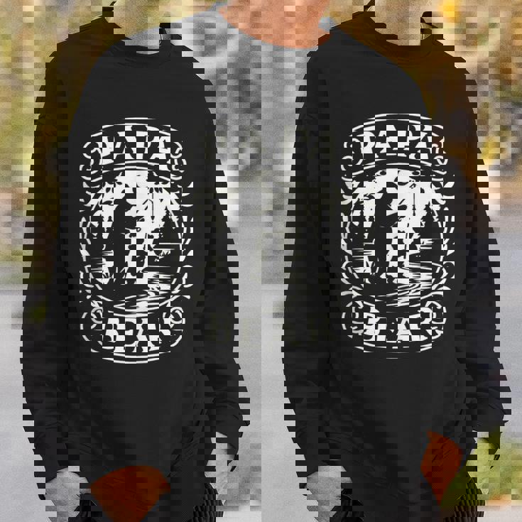 Papa Bear Fishing Adventure Father's Day Sweatshirt Gifts for Him