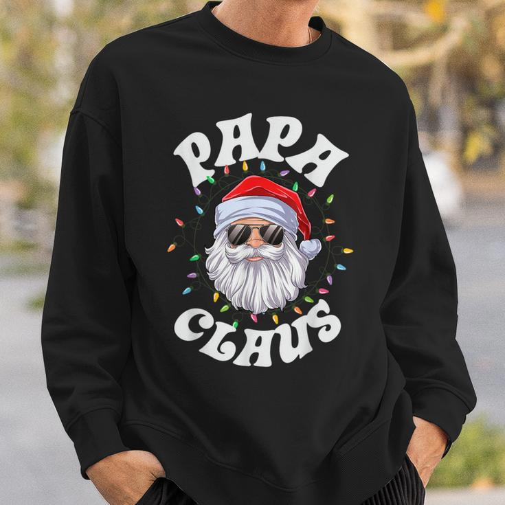 Papa Claus Santa Christmas Dad Family Matching Pajamas Xmas Sweatshirt Gifts for Him