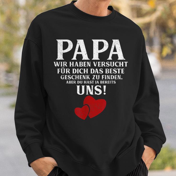 Papa Du Hast Unsater & Tocher Son Partner Look Sweatshirt Geschenke für Ihn