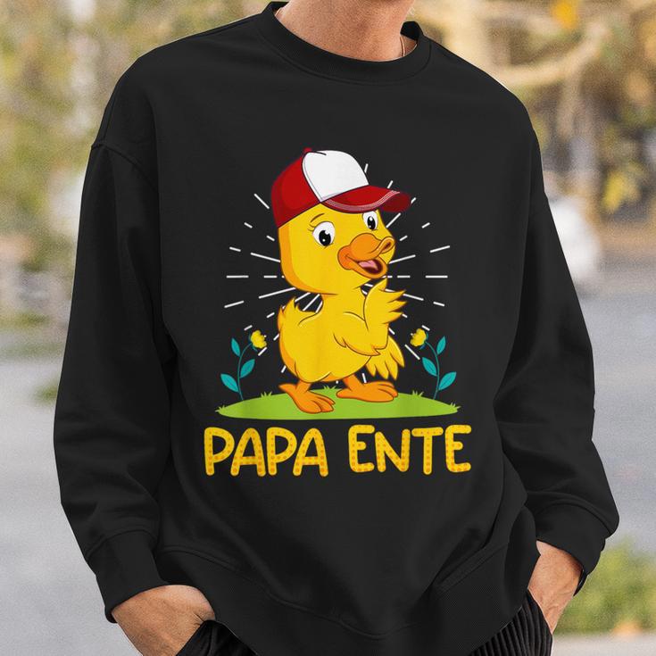 Papa Ente Entenliebhaber Männer Enten Sweatshirt Geschenke für Ihn