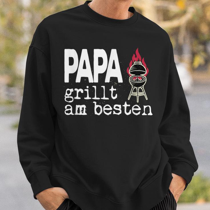 Papa Grillt Am Beste Griller Am Ort Sweatshirt Geschenke für Ihn