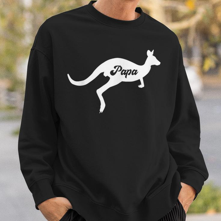 Papa Kangaroo Dad Kangaroo Family Matching Sweatshirt Gifts for Him