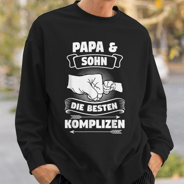 Papa Sohn Die Beste Komplizen Black S Sweatshirt Geschenke für Ihn