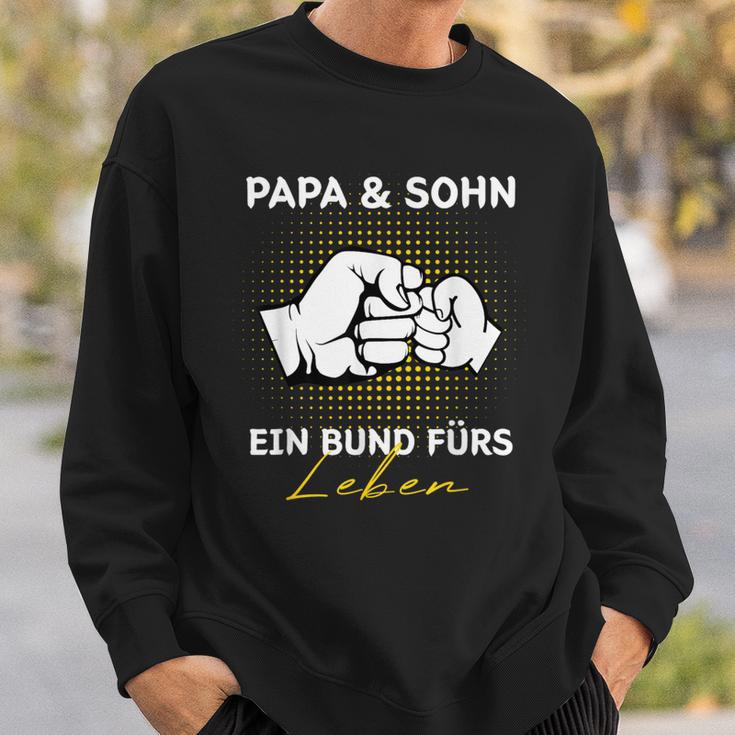 Papa Und Sohn Ein Bund Für Leben Father Son Father's Day S Sweatshirt Geschenke für Ihn