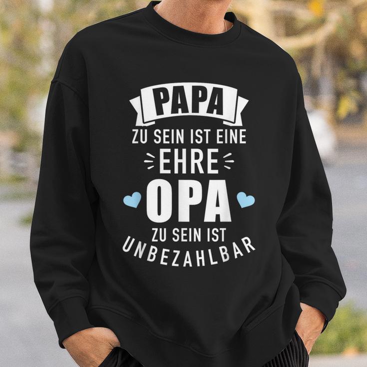 Papa Zu Sein Ist Eine Ehre Opa Zu Sein Priceless S Sweatshirt Geschenke für Ihn