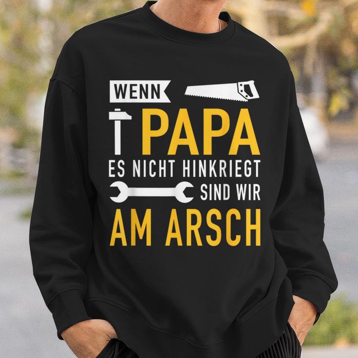 Papaater Nicht Hinkriegt Reparieren Kann Saying S Sweatshirt Geschenke für Ihn