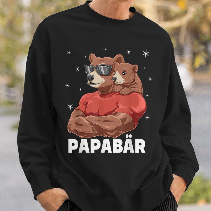 Papabear Bear Papa Und Baby Papa Father's Day Für Einen Papa Sweatshirt Geschenke für Ihn