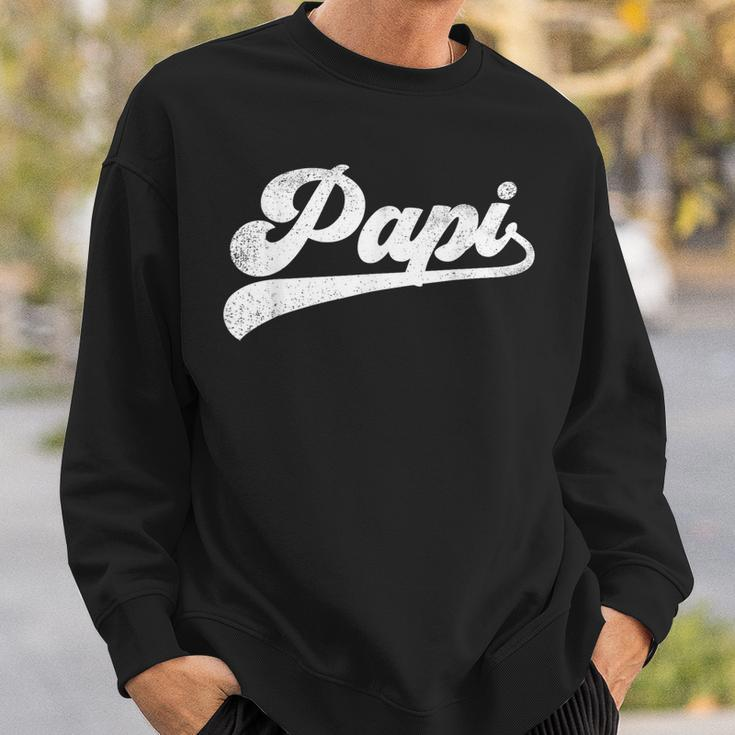 Papi Father's Day Papi Sweatshirt Gifts for Him
