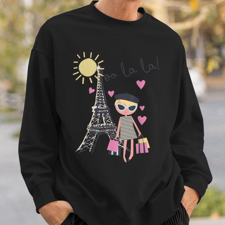 Paris France Eiffel Tower Retro Souvenir Vintage Sweatshirt Geschenke für Ihn