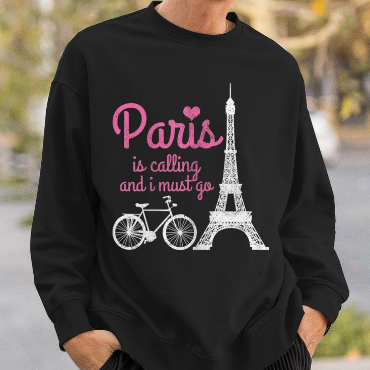 Paris France Eiffel Tower Souvenir Sweatshirt Geschenke für Ihn