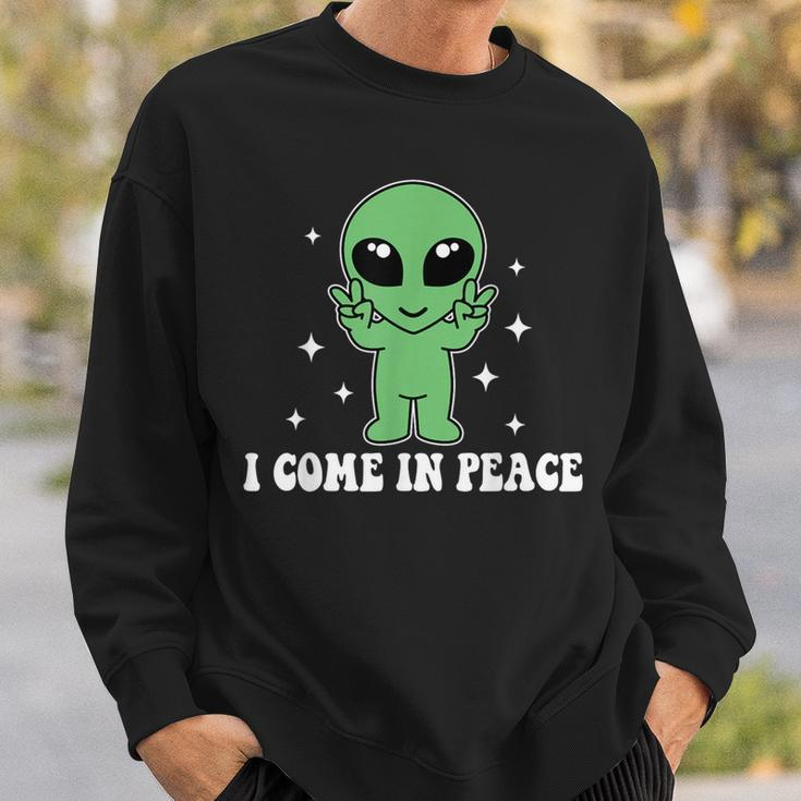 I Come In Peace Alien Couples Matching Valentine's Day Sweatshirt Gifts for Him