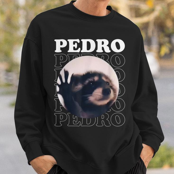 Pedro Pedro Racoon Dance Popular Internet Meme Racoon Day Sweatshirt Gifts for Him