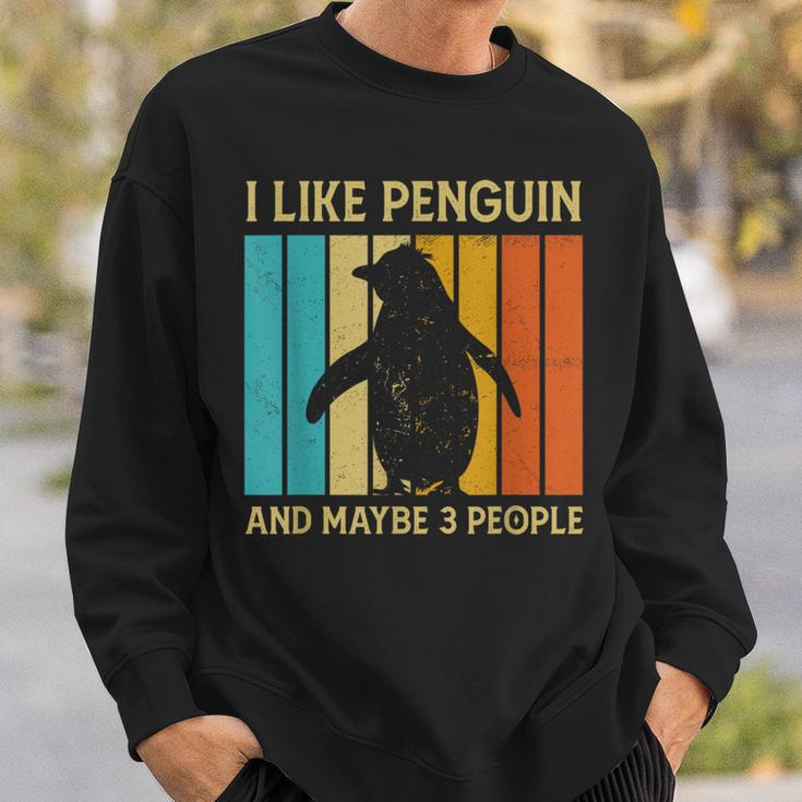 I Like Penguins And Maybe 3 People Penguin Lovers Sweatshirt Gifts for Him