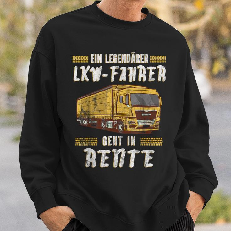 Pensionierter Trucker Sweatshirt, Legendary Truck Driver Ruhestand Geschenke für Ihn
