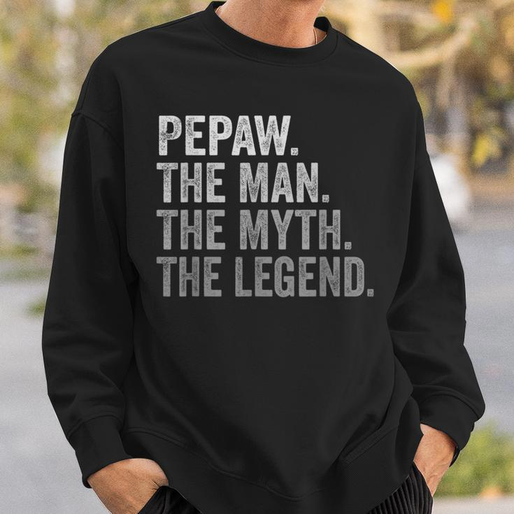 Pepaw Der Mann Der Mythos Die Legende Großvateratertag Sweatshirt Geschenke für Ihn