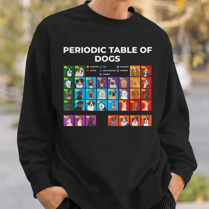 Periodic Table Of Dogs Dog Lover Science Sweatshirt Gifts for Him